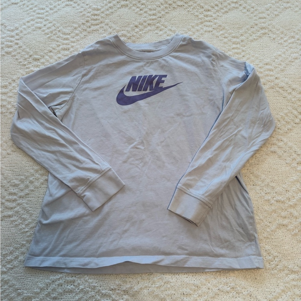 Nike Long-Sleeve T-Shirt Light Purple - Picture 1 of 4